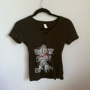 Bella Canvas Size M Black Graphic T-Shirt